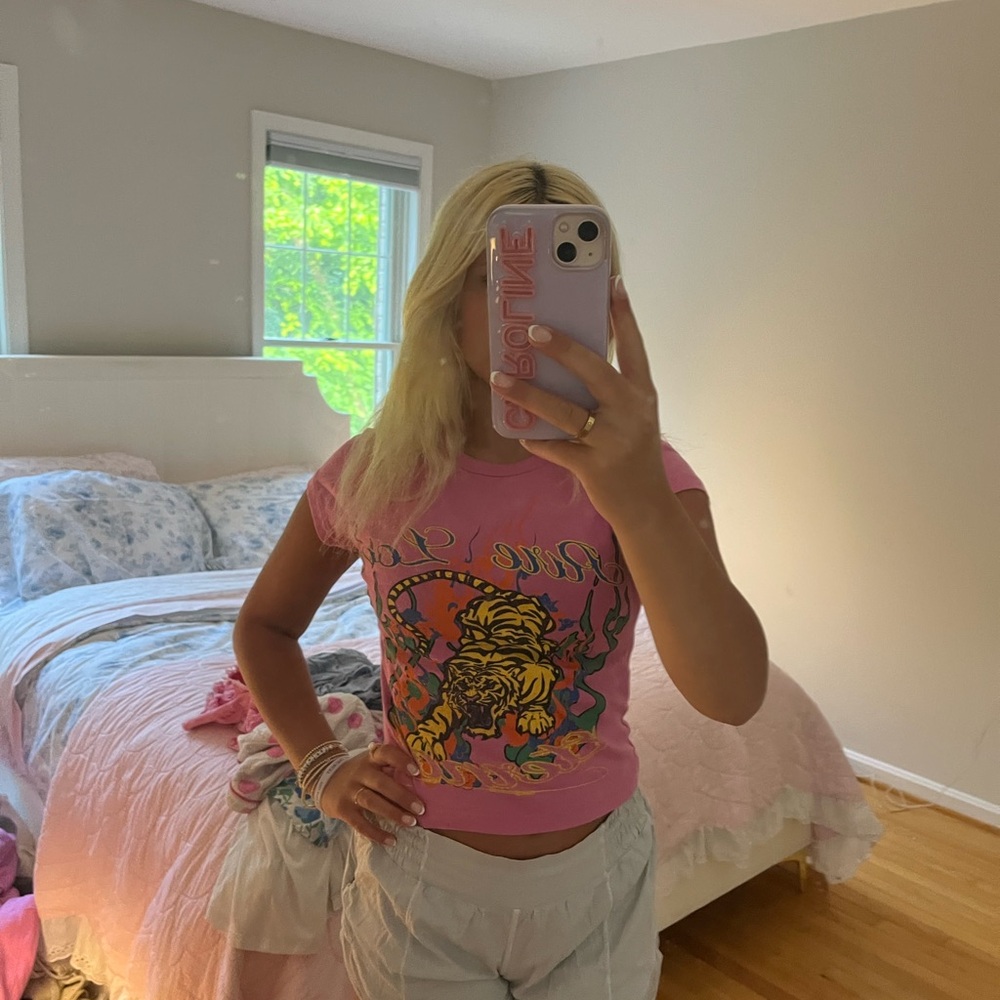 Pink Graphic Tee
